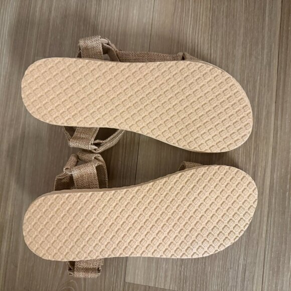 Natural Woven Platform Sandals – Size 38 (US Women’s ~7.5-8) - Picture 4 of 4
